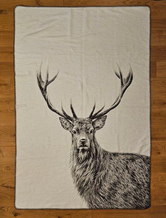 PLAID exclusief in Alpaca met Cervo - 200x140cm - Zeer warm, Antiek en Kunst, Curiosa en Brocante