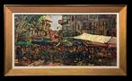 Jean Roger (1924-2015) - Jour de marché à Toulouse, Antiek en Kunst, Kunst | Schilderijen | Klassiek