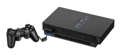 Playstation 2 Console Phat Zwart + Sony Controller, Games en Spelcomputers, Spelcomputers | Sony PlayStation 2, Zo goed als nieuw