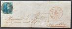 Belgique 1849/1850 - Lettre Epaulette 20 centimes OBP 2 avec, Timbres & Monnaies, Timbres | Europe | Belgique