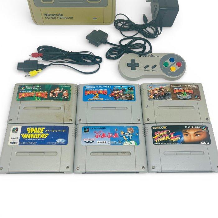 Nintendo - Super Famicom Game Software 6-Title SetDonkey, Games en Spelcomputers, Spelcomputers | Overige Accessoires