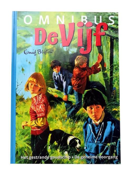 De Vijf - Omnibus - Het Gestrande Goudschip / De Geheime, Boeken, Overige Boeken, Gelezen, Verzenden