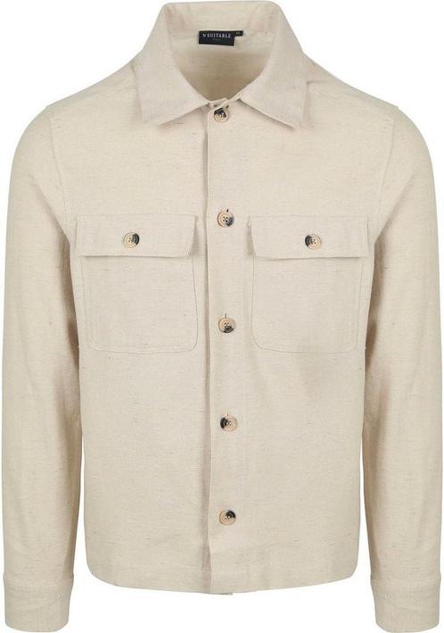 Suitable Drop Loop Overshirt Sand maat Maat 52/54 (L) Heren, Kleding | Heren, Truien en Vesten, Beige, Nieuw, Maat 52/54 (L), Verzenden