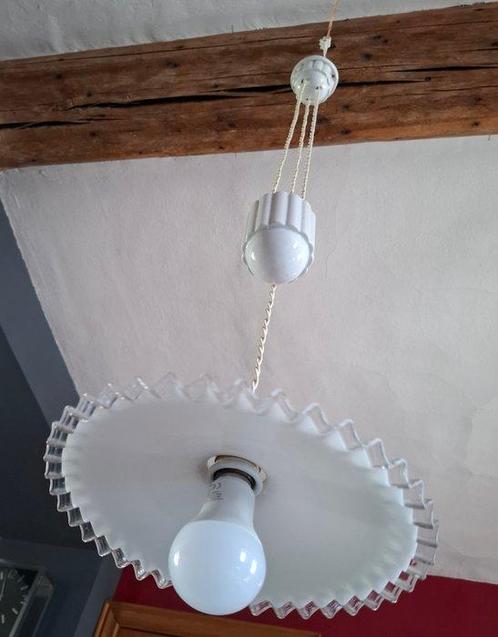 Plafondlamp - Porselein - Omhoog en omlaag, Antiek en Kunst, Curiosa en Brocante