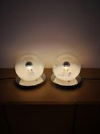 Targetti Sankey - Nachtlampje (2) - Glas, Metaal, Verchroomd, Antiek en Kunst, Antiek | Verlichting