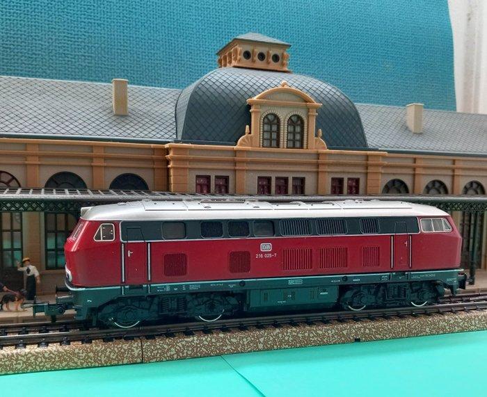 Märklin H0 - 3075 - Diesellocomotief (1) - BR216 025-7 - DB, Hobby en Vrije tijd, Modeltreinen | H0