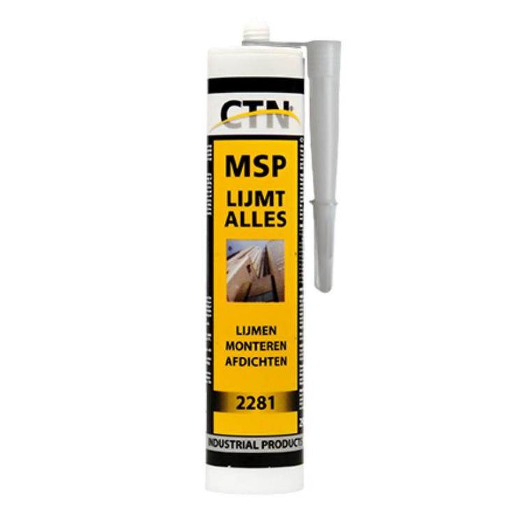 CTN MSP sterk verlijmende kit WIT (2281W), Doe-het-zelf en Bouw, Ventilatie en Afzuiging, Nieuw, Verzenden
