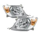 PHARES POUR TOYOTA HILUX VIGO PICK-UP 05-11 FOND CHROMÉ, Verzenden, Nieuw