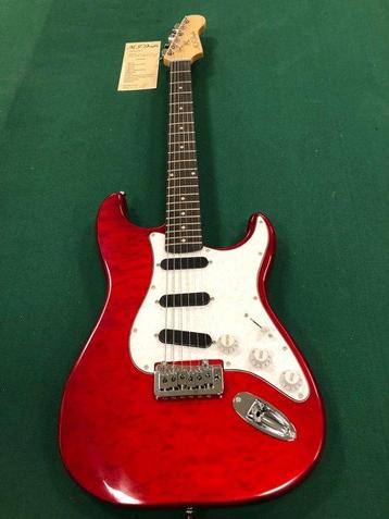 M.J.DOUGLAS - Mjst7223 Transparent Dark Red - - Elektrische beschikbaar voor biedingen