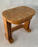 De Coene - Tables gigognes - Noyer, Antiquités & Art