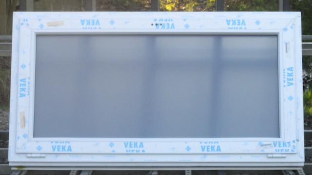pvc raam , chassis , kipraam , kozijn ,venster 143 x 76 wit, Doe-het-zelf en Bouw, Raamkozijnen en Schuifdeuren, Inclusief glas