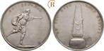 Zilver medaille von Loos o J, um 1800 Gelegenheitsmedaille:, Timbres & Monnaies, Pièces & Médailles, Verzenden
