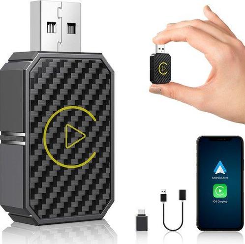 Tweedekans | Draadloze CarPlay & android dongle - PRO mini -, Auto diversen, Auto-accessoires, Ophalen of Verzenden