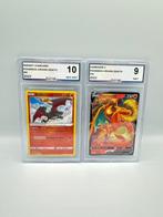 Pokémon - 2 Graded card - RADIANT CHARIZARD & CHARIZARD V -