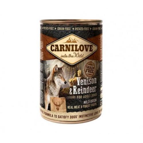 Carnilove - reindeer 400 gr - nourriture humide pour chiens, Animaux & Accessoires, Nourriture & Bols pour chiens, Neuf