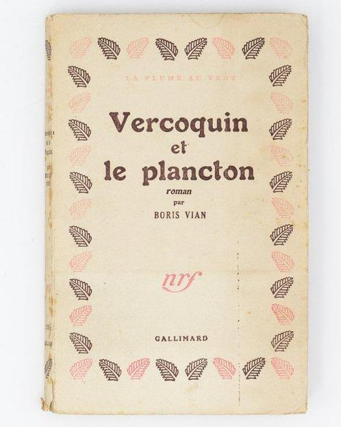 Boris Vian - Vercoquin - Le jeune homme [ 2 éditions, Antiek en Kunst, Antiek | Boeken en Manuscripten