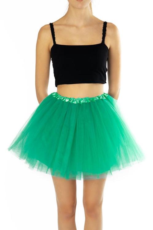 KIMU® Tutu Turquoise Tule Rokje M L 164 170 176 Blauw Groen, Kleding | Dames, Carnavalskleding en Feestkleding, Nieuw, Ophalen of Verzenden