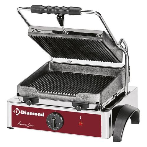 Elektrische panini grill, geribde platen, Articles professionnels, Horeca | Équipement de cuisine, Envoi