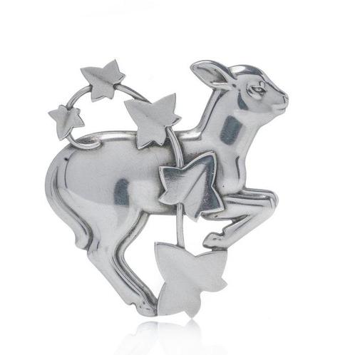 Broche Georg Jensen en argent 925, modèle 311 conçu par Arno, Handtassen en Accessoires, Antieke sieraden