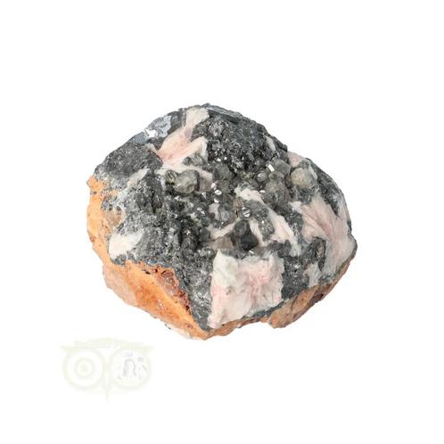 Cerussiet op Bariet cluster Nr 54 - 121 gram - Marokko, Handtassen en Accessoires, Edelstenen, Nieuw, Verzenden