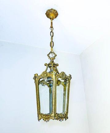 Lampe à suspendre - Bronze doré - Lanterne à suspendre