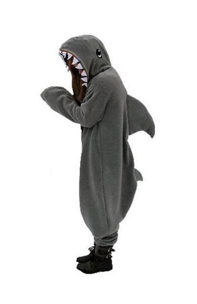 Onesie Haai Pak L-XL Haaienpak Kostuum Grijs Vis Shark Visse, Kleding | Heren, Carnavalskleding en Feestkleding, Nieuw, Ophalen of Verzenden