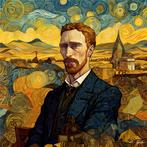 SARAH - Portrait of Vincent van Gogh- 1991, Antiek en Kunst