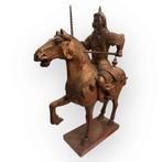 Chinese Warrior on Horseback - Bois - Chine