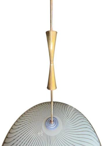 Lampe à suspendre - Laiton - Arte Fontana