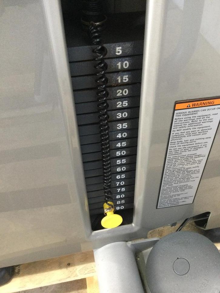 Technogym Element Chest Press, Sport en Fitness, Fitnessapparatuur, Gebruikt, Borst, Ophalen of Verzenden