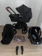 Dubatti One One Black/ Black kinderwagen 3-in-1 Compleet Set, Kinderen en Baby's, Ophalen, Zo goed als nieuw, Kinderwagen