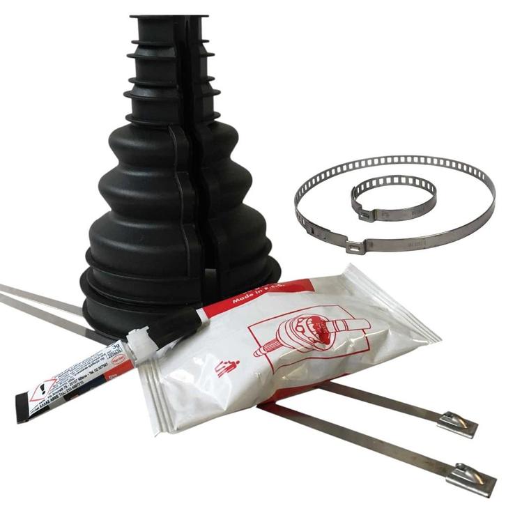 70-80mm Universele Deelbare Aandrijfashoes + Extra Klemmen, Auto-onderdelen, Remmen en Aandrijving, Nieuw, Verzenden