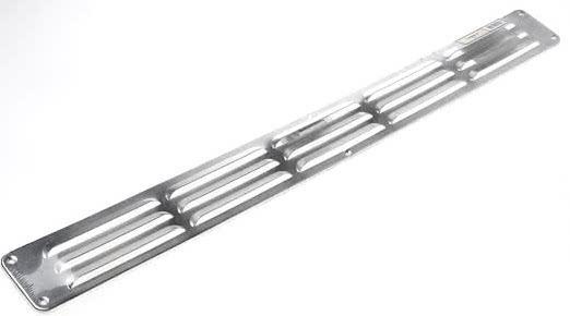 Aluminium schoepenrooster opbouw 650 x 65mm - ALU (1-6506A), Doe-het-zelf en Bouw, Ventilatie en Afzuiging, Nieuw, Verzenden