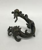 Bronze sculpture in the shape of a dragon - Snijwerk Brons -