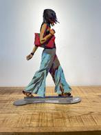 David Gerstein (1944) - Sculpture, Elegant Walker - 41 cm -