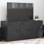 vidaXL Meuble TV noir 99x39x44 cm acier, Verzenden, Neuf