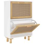 Schoenenkast 52x25x80 cm wit | Retour Deal | 55%, Huis en Inrichting, Verzenden, Nieuw, Scandinavisch