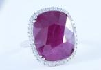 Zonder Minimumprijs - Ring Platina - 26.09ct. tw. Robijn -, Nieuw
