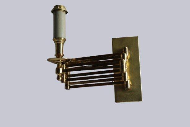 Schaarlamp - Messing - Originele en duurzame flexibele, Antiek en Kunst, Kunst | Designobjecten