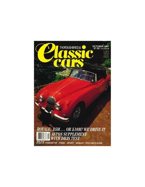 1987 THOROUGHBRED & CLASSIC CARS 01 ENGELS, Livres, Autos | Brochures & Magazines