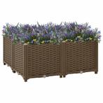 vidaXL Plantenbak verhoogd 80x80x38 cm polypropyleen, Tuin en Terras, Bloempotten, Verzenden, Nieuw