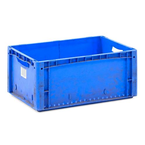 Stapelbak kunststof  L: 600, B: 400, H: 270 (mm) blauw, Bricolage & Construction, Casiers & Boîtes, Enlèvement ou Envoi