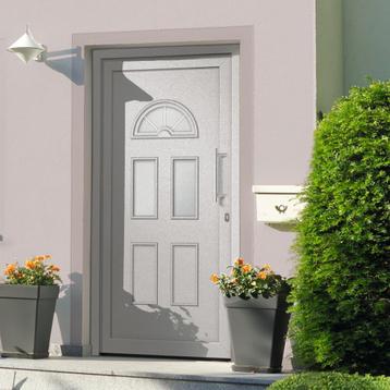 vidaXL Voordeur 98x208 cm wit, Doe-het-zelf en Bouw, Verzenden, Nieuw