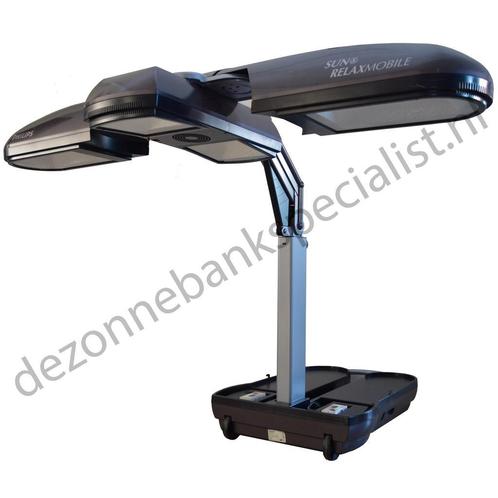 Zonnebank Infra Rood en bruining hb 875 Sunmobile, Elektronische apparatuur, Zonnebanken en Gezichtsbruiners, Refurbished, Zonnebank enkelzijdig