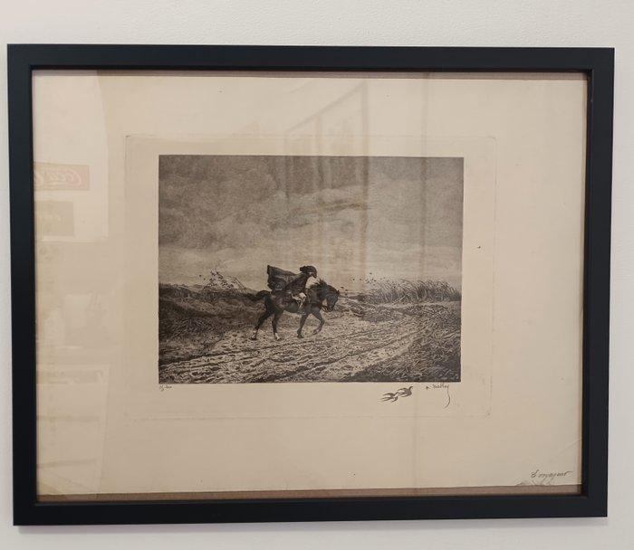 M. Mathey (1878-1975) - Le voyageur, Antiek en Kunst, Antiek | Overige Antiek