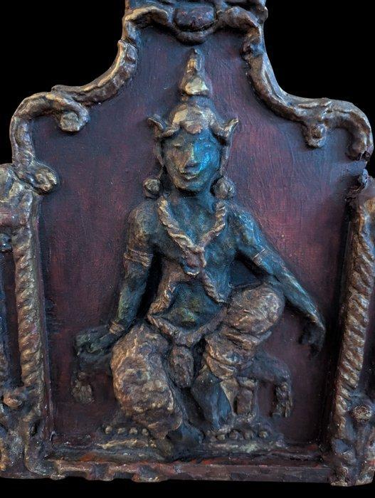 Altaarstuk - Thailand - Godheid. 19e eeuw (Zonder, Antiek en Kunst, Kunst | Niet-Westerse kunst