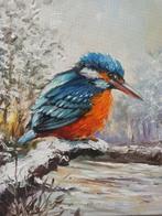 Tomasz Bednarski (1965) - Kingfisher in winter, Antiek en Kunst