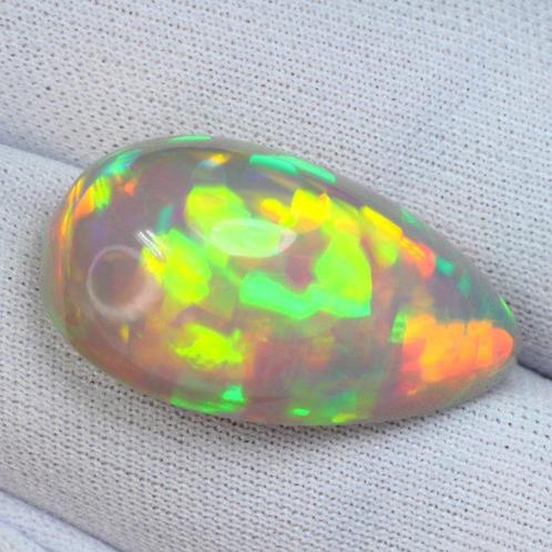 Gris Opale - 31.40 ct - International Gemological Institute, Handtassen en Accessoires, Edelstenen
