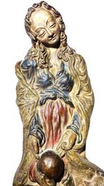 Wall sculpture - Madonna met Kind - 35 cm - Terracotta -