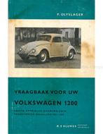 1961 -1964 VOLKSWAGEN 1200 VRAAGBAAK NEDERLANDS, Auto diversen, Handleidingen en Instructieboekjes